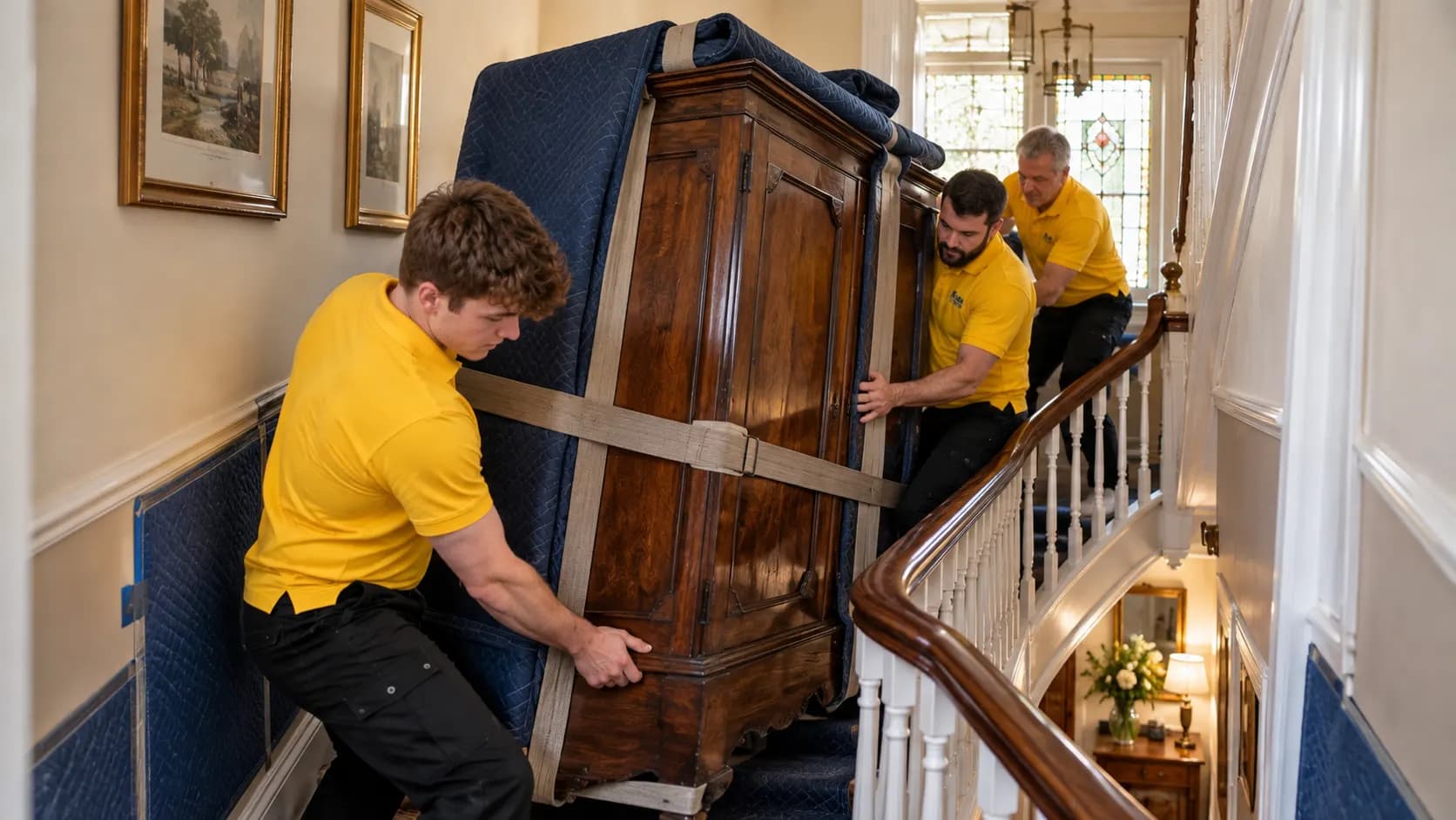 Loadshifters team providing specialist moving services